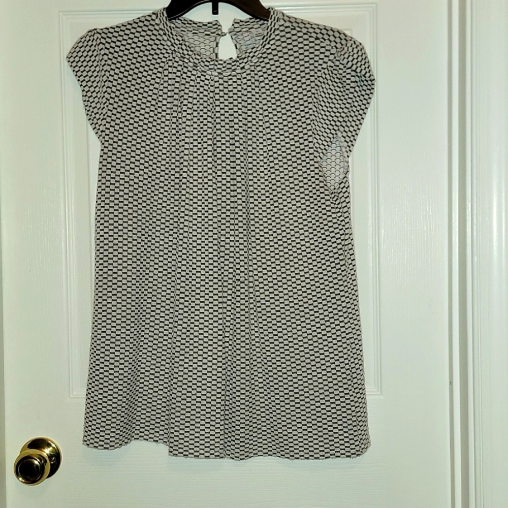 ELLE Plaid Blouse - Size L